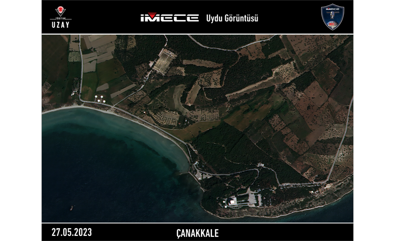  İMECE uydusunun Samsun, Mersin, Çanakkale ve KKTC’den aldığı fotoğraflar paylaşıldı